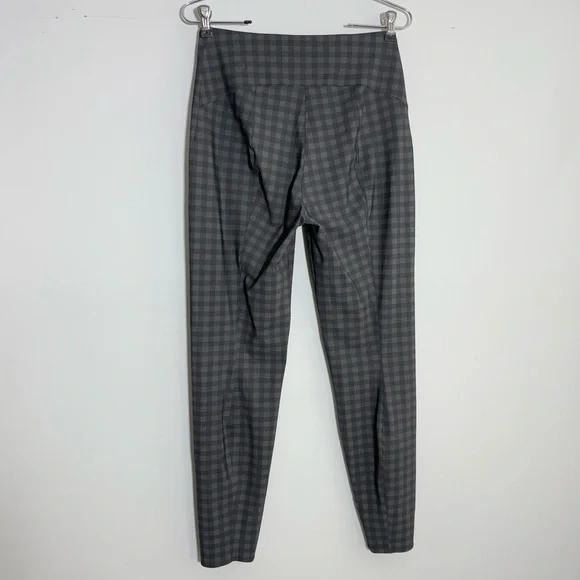 Lululemon Here to There High-Rise 7/8 Pant Brighton Buffalo Print Grey Black 8 - Picture 7 of 16
